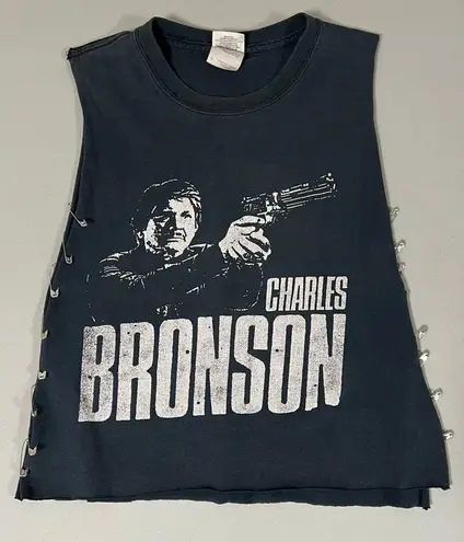 Charles Bronson Safety Pin Pins Punk Cut