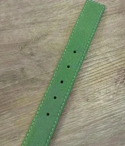 L.E.N Epsom Leather Belt