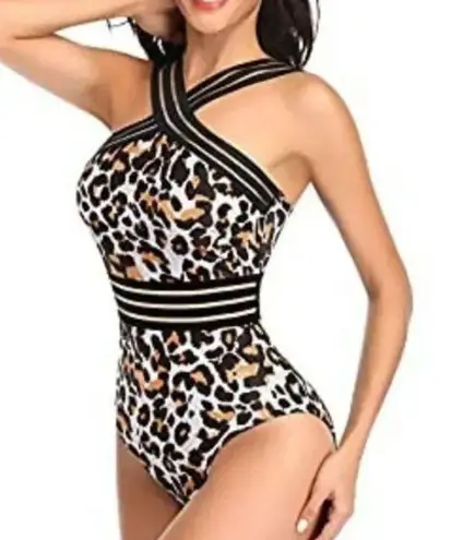 Tempt Me Women Crisscross One Piece Swimsuit Tummy C