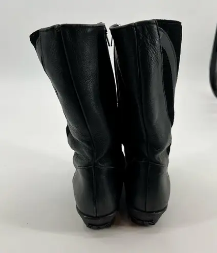 Vintage Toe Warmers Canada black Fleece Lined Winter Boots side zip size 8.5 N