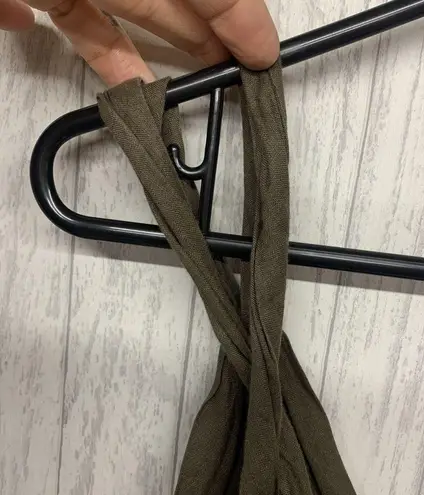 Womens Size 6 Jigsaw Linen Double Strap Dress EUC