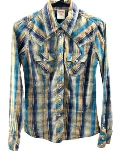 True Religion VINTAGE  BUTTON DOWN SHIRT SIZE XS