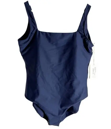 Carve Designs Skye Compression Navy Blue Backless One Piece Swimsuit Size XL