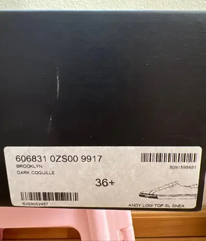 Saint Laurent Sneakers Andy Low Top Brooklyn Dark Coquille Casual Womans Sneaker