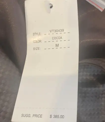 Vertigo Paris Women’s Double Breasted Trench Coat 3/4 Sleeves NWT Sz M Manmade