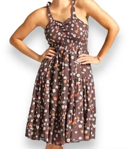 Her Universe Disney The Fox and the Hound Floral Character Allover Print Tank Dress