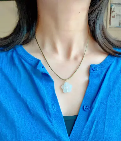 Handmade simple flower fairy cottage boho cute necklace🌼