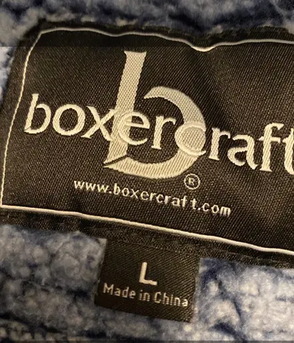 Boxercraft SHERPA QUARTER-ZIP PULLOVER blue - size large