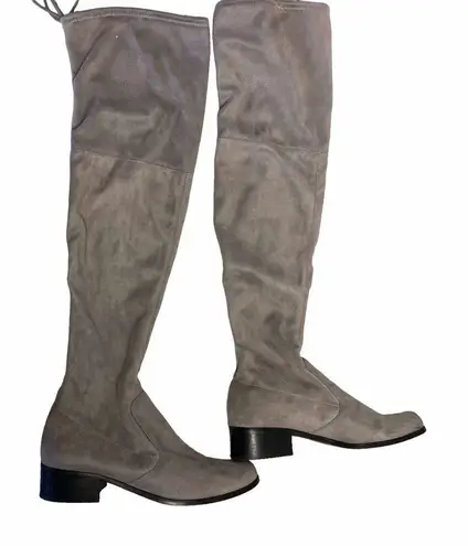 Charles by Charles David CHARLES By Charles David Knee High Vegan Suede Boots Gray Size 9