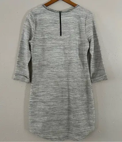 🦋Gap Factory Heathered Grey 3/4 Sleeve Sweater Dress Casual Comfy Winter Medium Gray