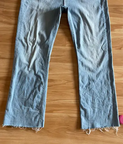MOTHER Denim Awesome The Tripper Ankle Fray Jeans in Island Time - Sz 32