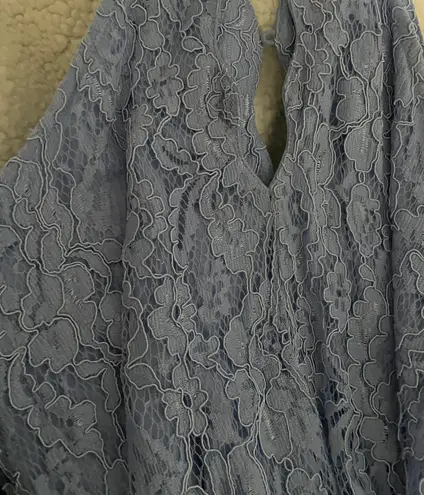 Francesca's Light Blue Lace Dress