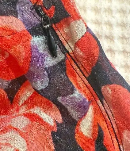 Saylor Cher Maxi Dress in Red Floral size Large