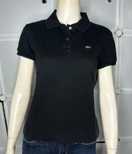 Lacoste  Ladies Black Polo Size 42