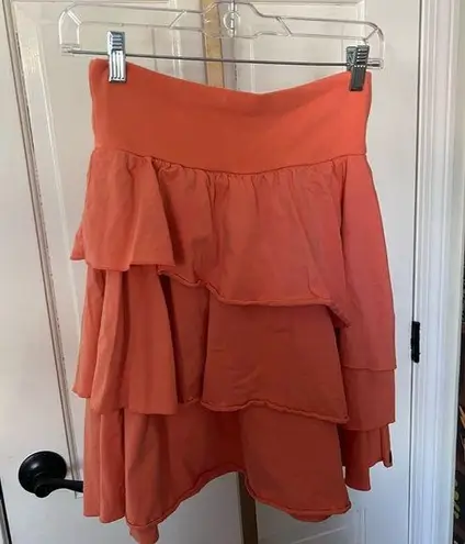 Matilda Jane Pink Tiered Skater Mini Skirt Size Medium