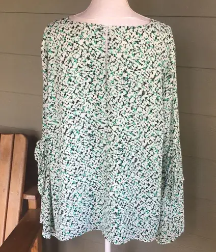 Kaari Blue Floral Blouse