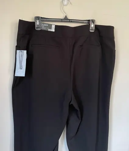 Apt. 9 NEW black trousers dress pants modern fit stretch women’s size 16WS