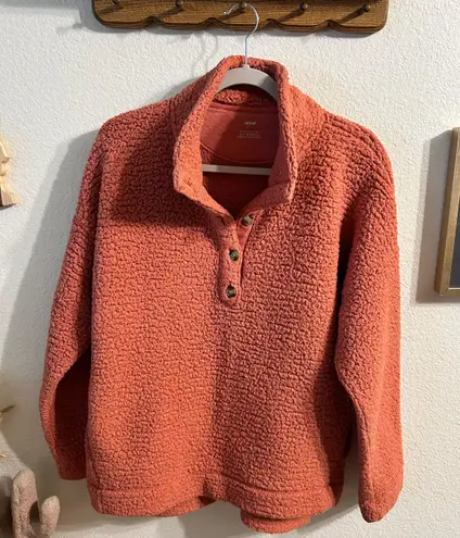 Aerie Aeire Sherpa Henley Sweater