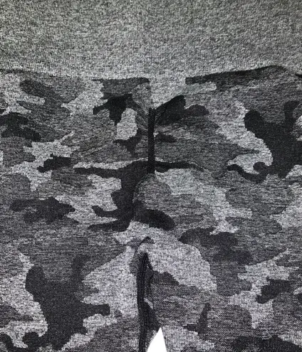 Gym flex Butt Crotch Lift Camo Leggings Black