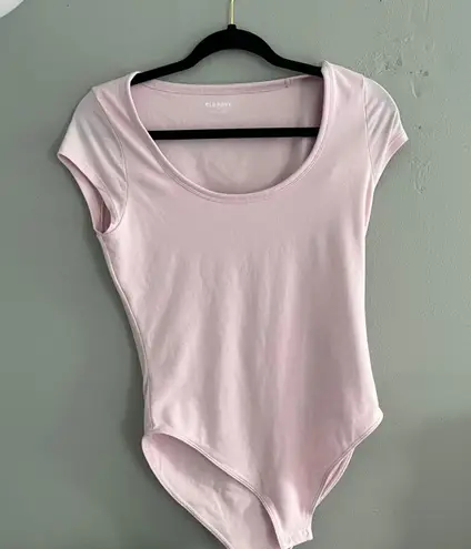 Old Navy Baby Pink Scoop Neck Bodysuit