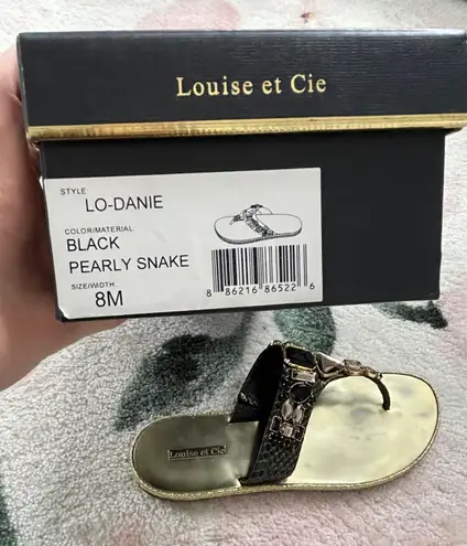 Louise et Cie rhinestone sandals