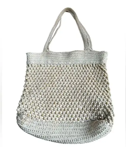 Madewell  The Beaded Crochet Tote Bag