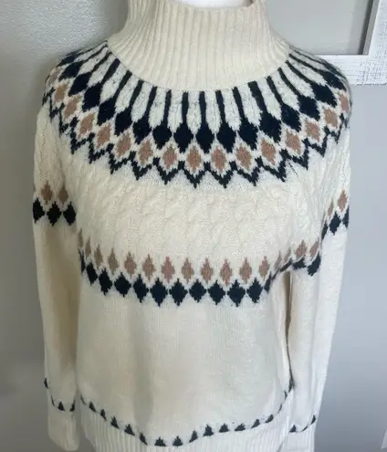 Cozy Fair Isle Turtleneck Sweater