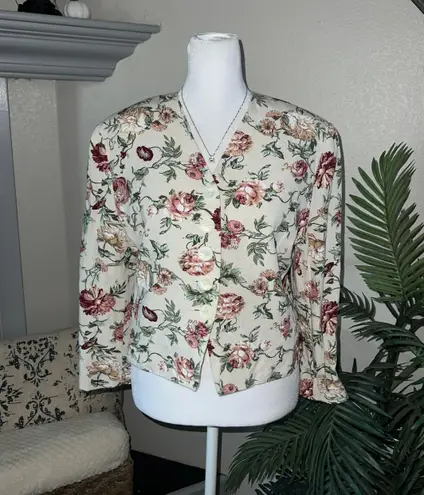 Vintage Coquette Cardigan Jacket Multi