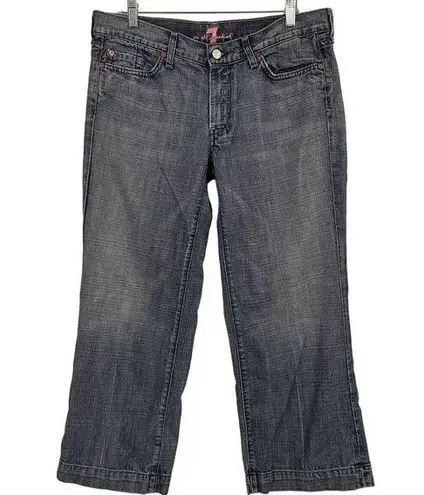 7 For All Mankind  Dojo Crop Jeans Size 32