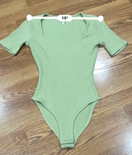 Mara Hoffman pistachio green Marlowe Body suit size xxs