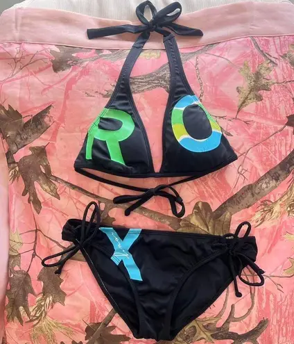 Roxy y2k 2000s  beach bikini set