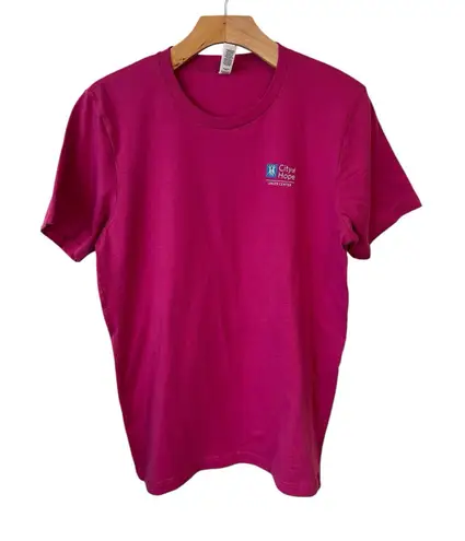 City Of Hope T Shirt Womens S Pink Cancer Center Short Sleeve Crew Neck NWT