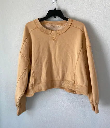 Free People Movement Cotton Blend Intercept Pullover Size L