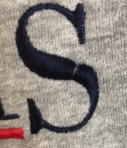 Paris tour D or ladies grey 90s style Eiffel Tower sweater size small