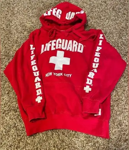 Lifeguard New York Women’s Men’s Hoodie Sweatshirt Size Small