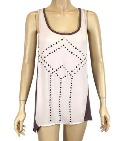 Studio Y Sleeveless embellished top size medium