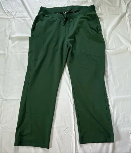 Mandala Scrubs 9 Pocket Cargo Pants Midnight Green Sz 2XL