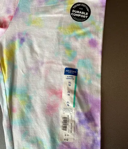 Arizona Jeans Tie Dye Leggings Tights Capris Pants