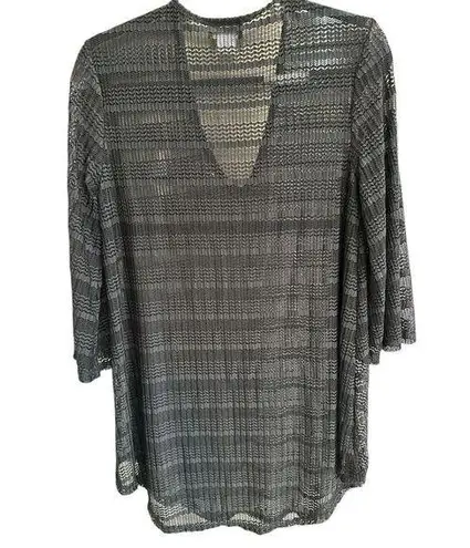 Jordan Taylor Womens Black T-Shirt Pullover Long Sleeve V- Neck Size S