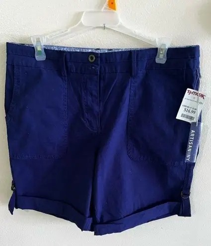 Artisan NY Pocket Detail Size 8 Blue Washed Short