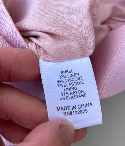 Camila Coelho Pedrina high rise shorts in pink lemonade size S small NWOT