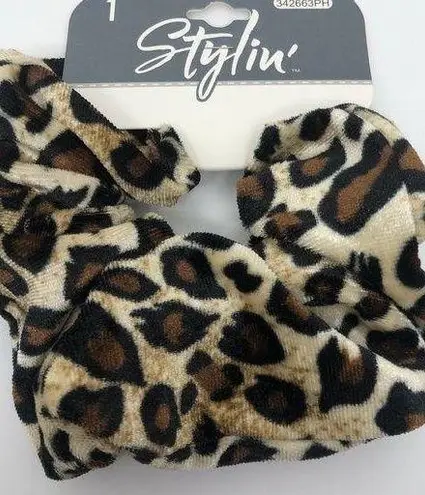 New Leopard Print Scrunchie Hair Pony Elastic Hair Band