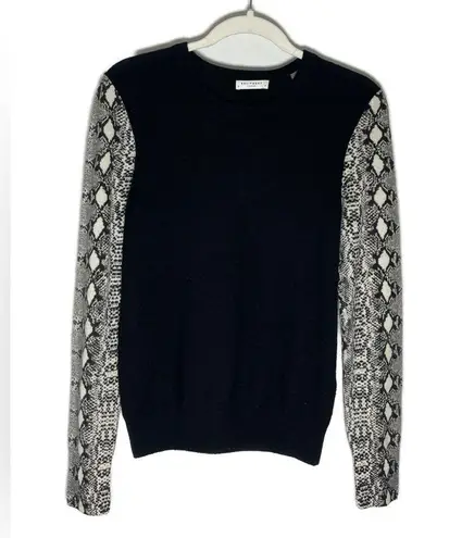 Equipment 100% Cashmere Shane Snake Python Sz S