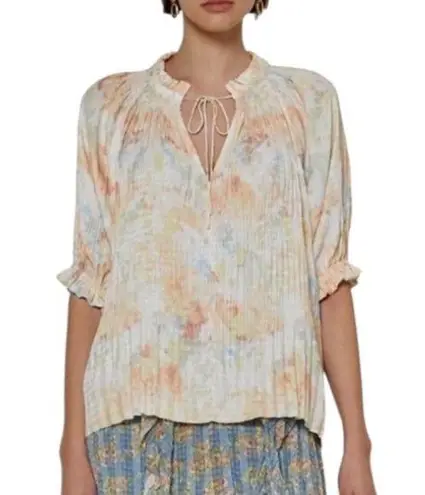Current Air Anthropologie Angelica Water Color Blouse