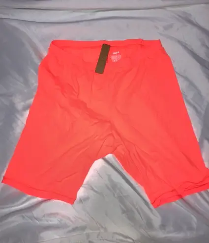 SKIMS Size XL Neon Orange fits everybody biker shorts limited edition women's