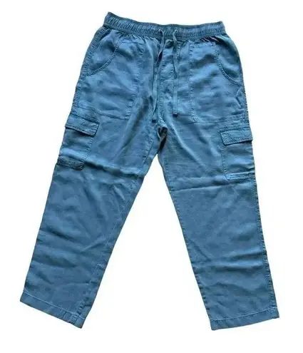 Velvet Heart Velvet & Heart Olive Green Cargo Wide Leg High Rise Tencell Pants SZ M #2152