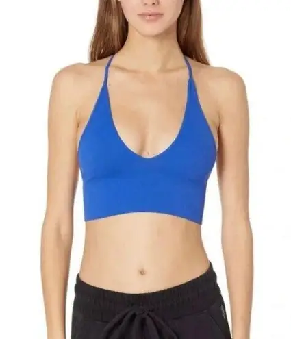 Free People  Intimately Scoop Me Up T-Back Cobalt Blue Bralette Medium/Large