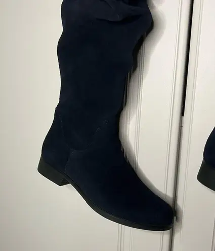 Matisse Camila Suede Tie Boots Blue Size 6