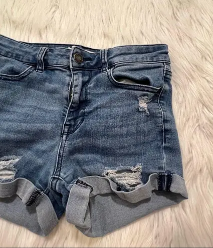 PacSun  High Rise Super Stretch Shortie Jean Short