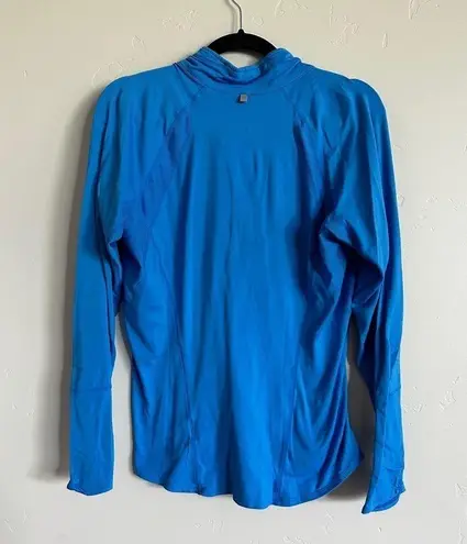 Nike  dri-fit women’s quarter zip blue long sleeve size large